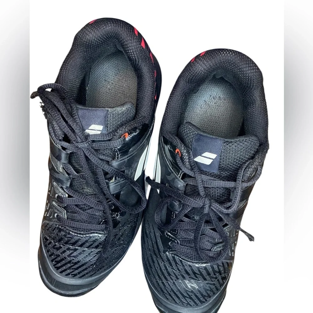 Babolat Propulse All Court Junior Tennis Shoes Black Red Size US 5.5 EUR 38